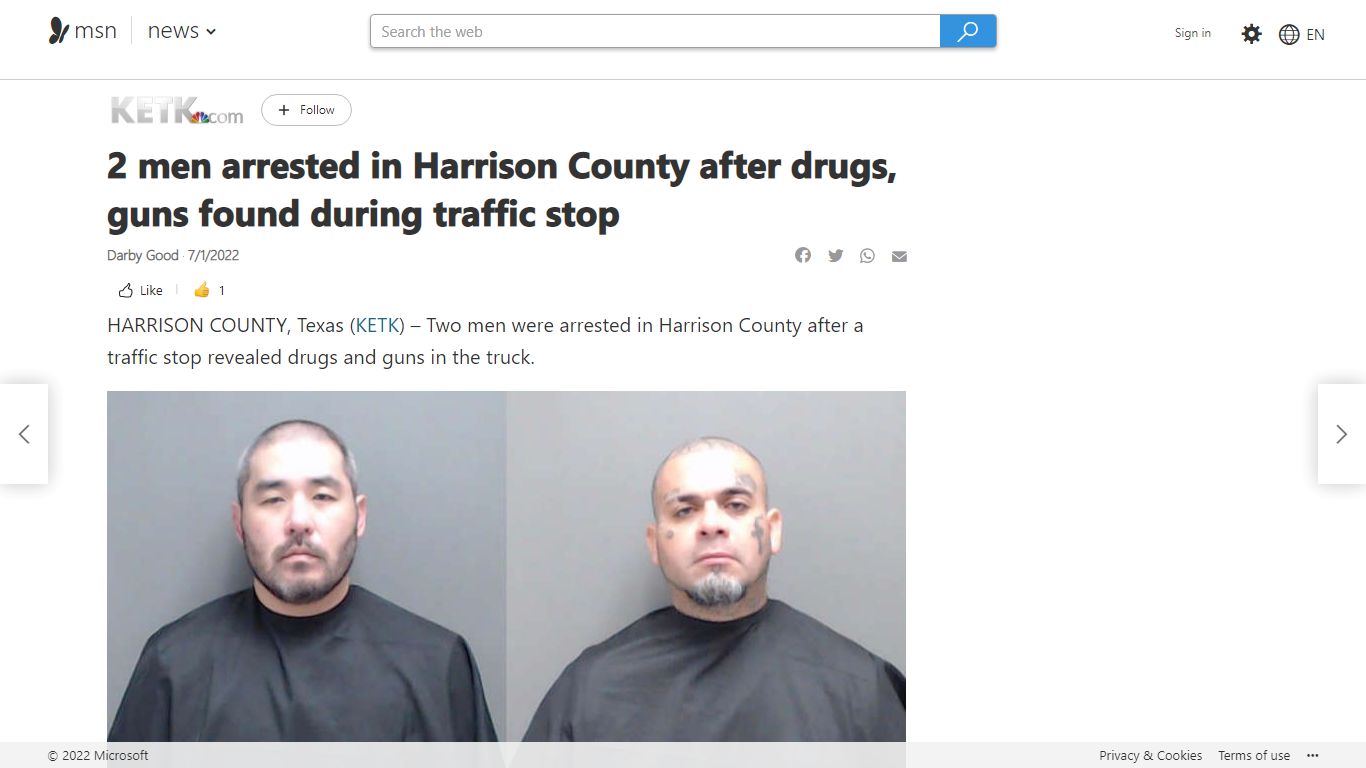 2 men arrested in Harrison County after drugs, guns found during ...