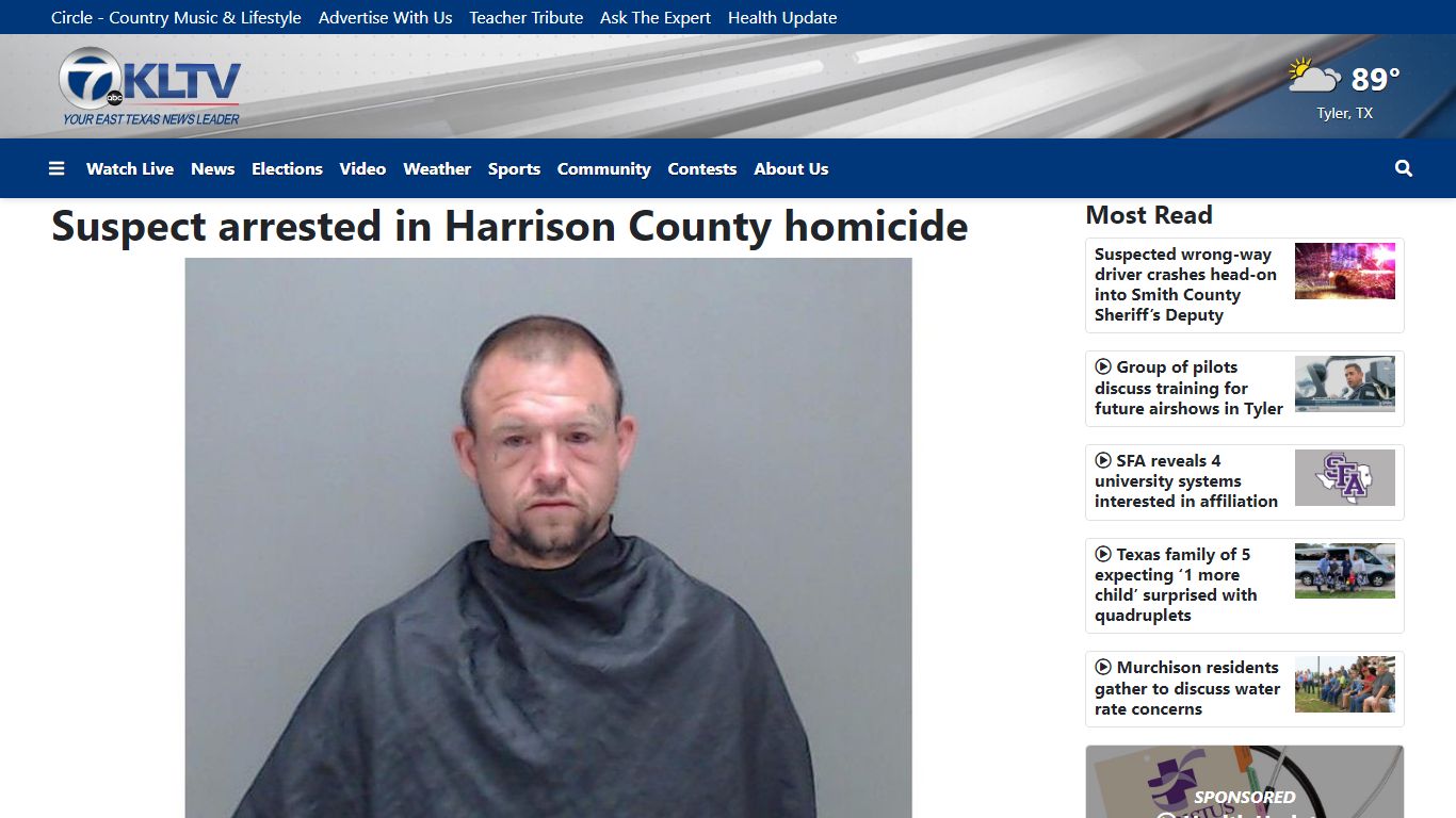 Suspect arrested in Harrison County homicide - KLTV